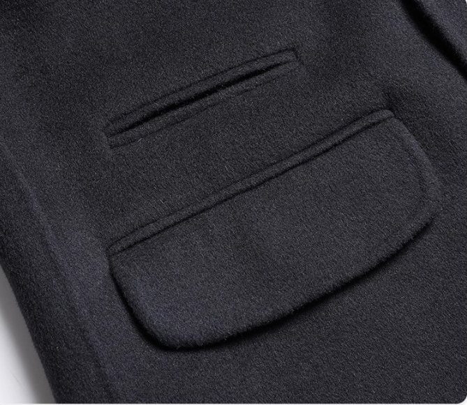 HANDMADE 100% WOOL TWEED COAT