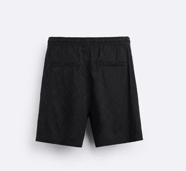 LOOSE JACQUARD SHORTS