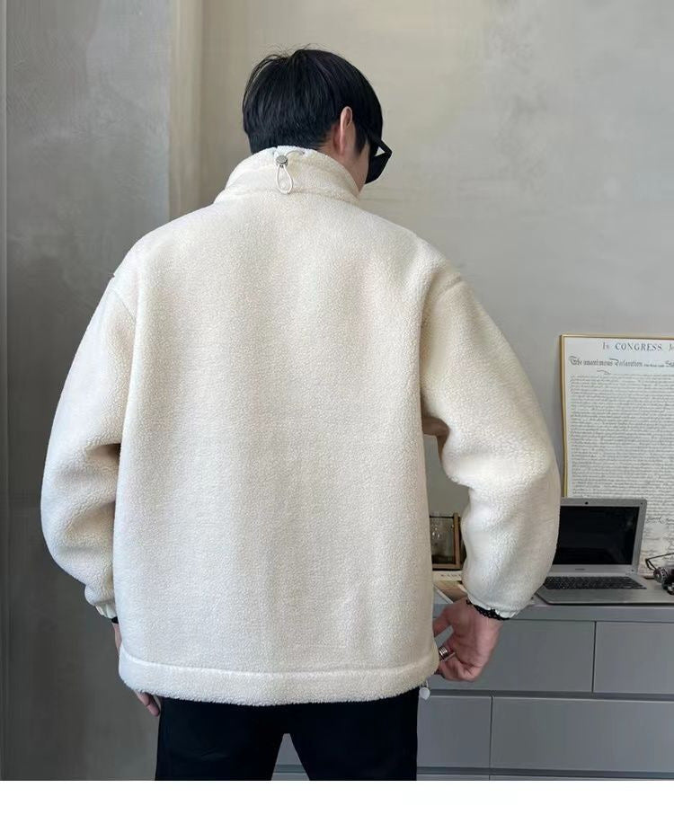 COTTON FLEECE JACKET