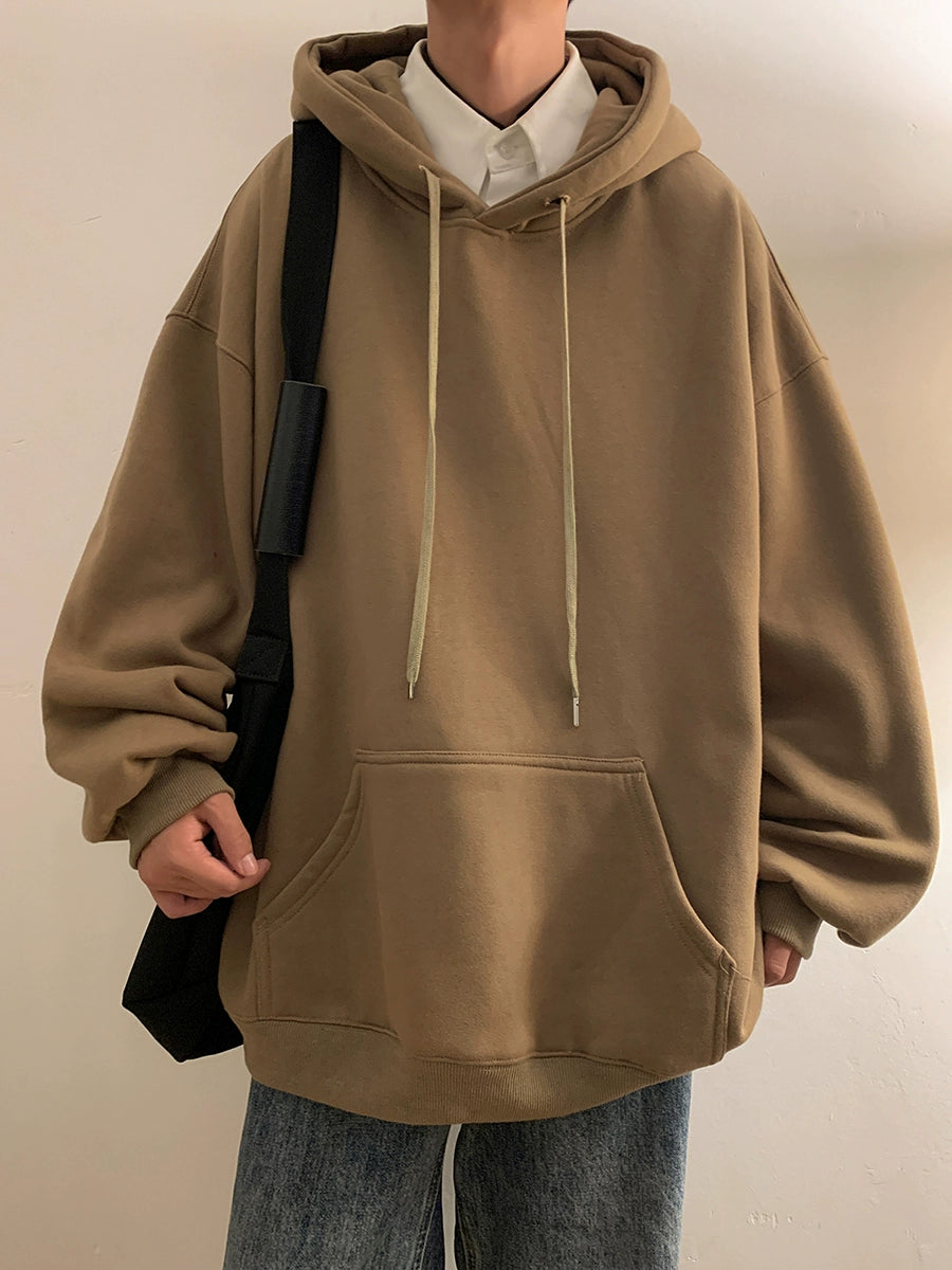 COTTON BLEND OVERSIZE HOODIE