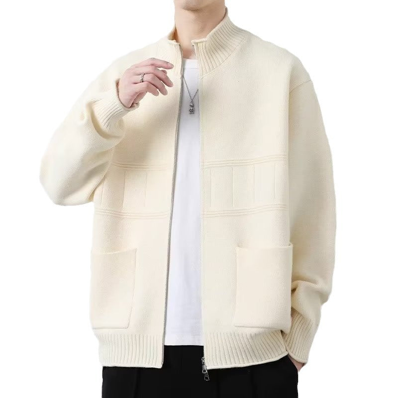 FULL ZIP KNIT CARDIGAN