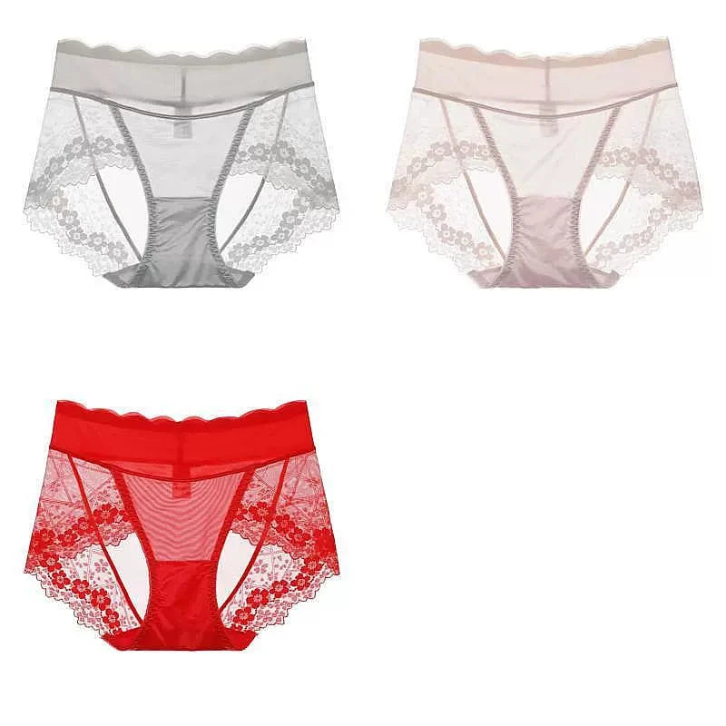 3 PACK SECRET LACE PANTIES