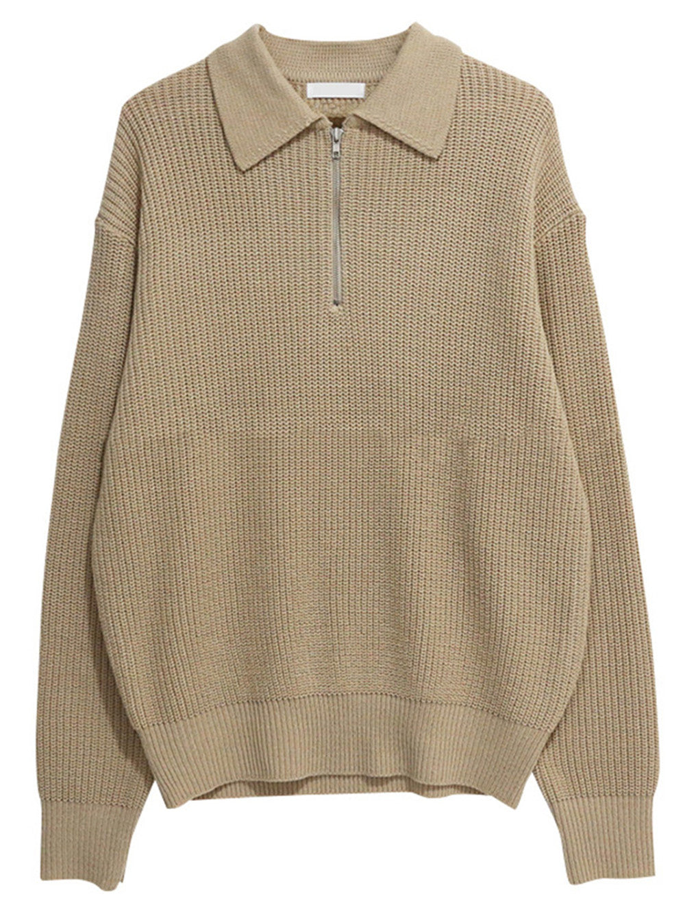 ZAREAL QUARTER ZIP KNIT PULLOVER