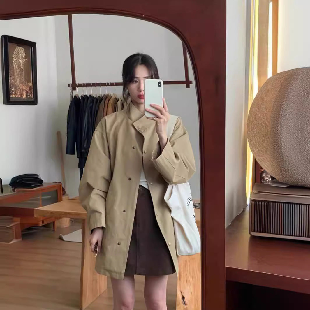 MID- LENGTH TRENCH COAT