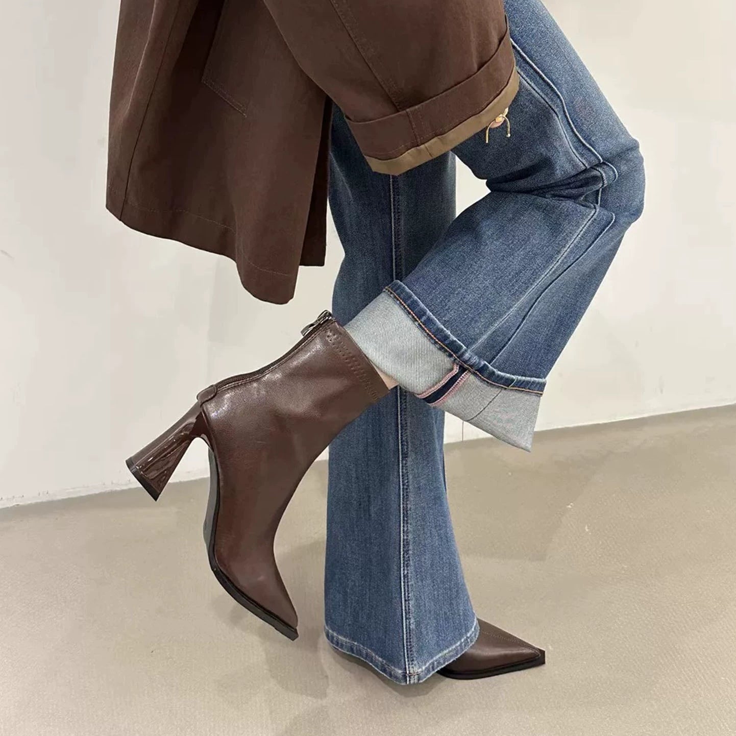 FRENCH POINTED TOE BOOTIE