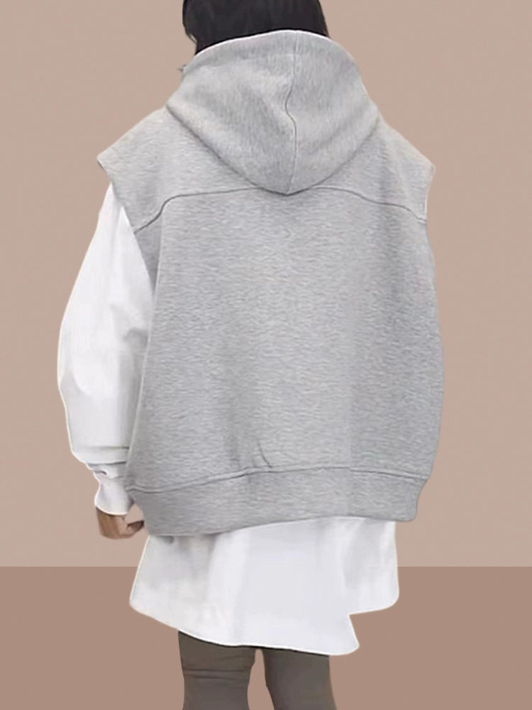 HOODED VEST