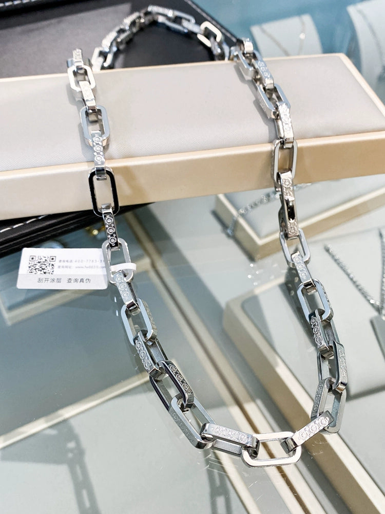 AMERICAN SQUARE BAMBOO NECKLACE