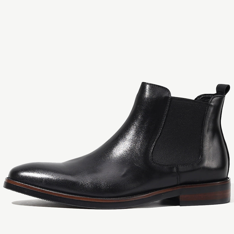 GENUINE LEATHER CHELSEA BOOTS