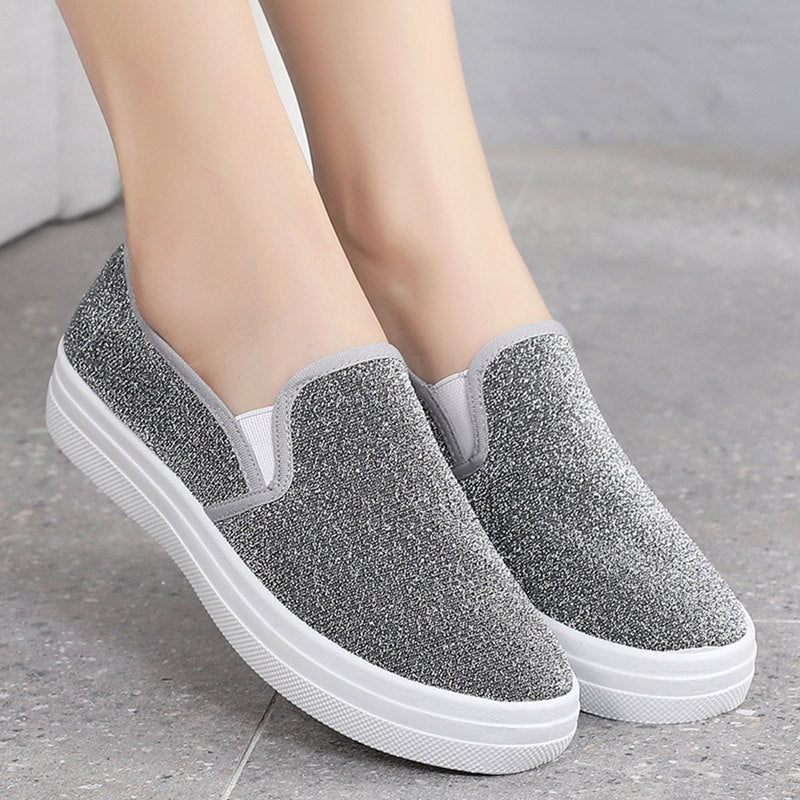 SLIP ON CANVAS SHOES