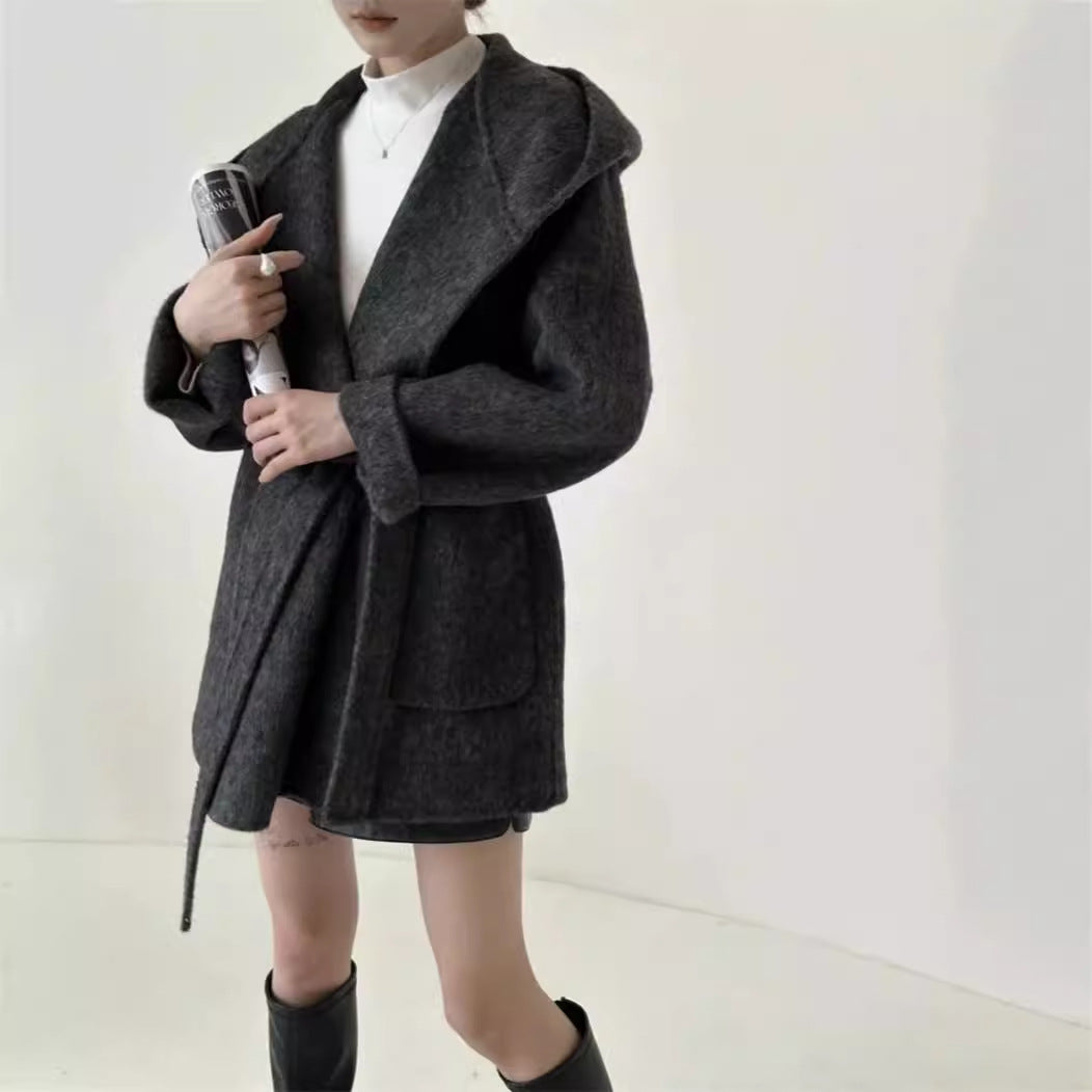 WOOL AND CASHMERE DOUBLE SIDED COAT