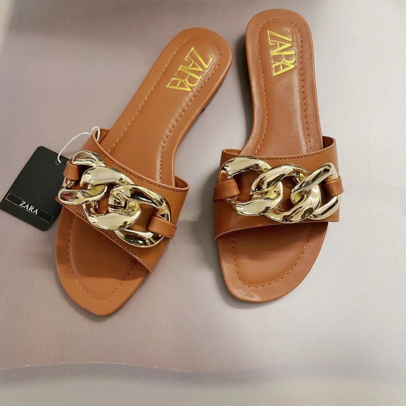 ZARA DAWN SLIDE SANDALS