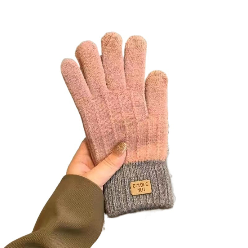 ALPACA KNITTED TOUCH SCREEN GLOVES UNISEX