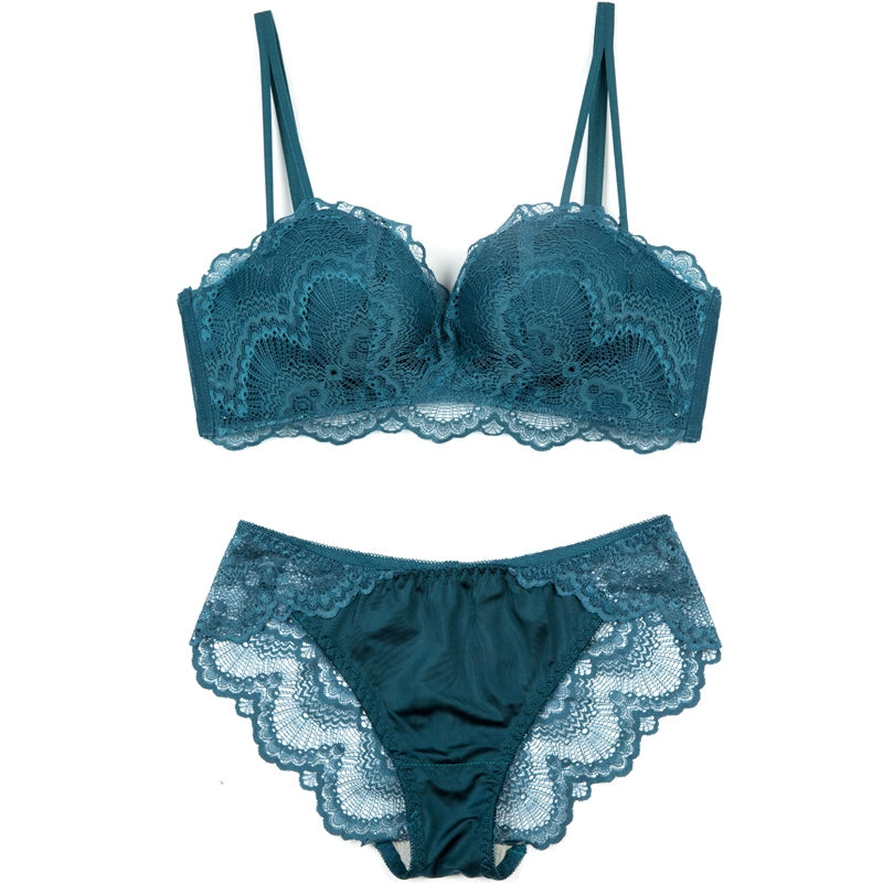 LACE PUSH UP BRA/PANTY SET