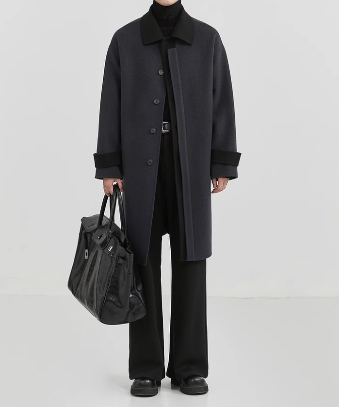 ZAREAL FASHION WOOL BLEND COAT