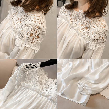 FLORAL LACE BLOUSE