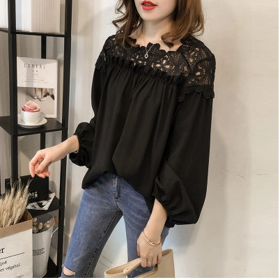 FLORAL LACE BLOUSE