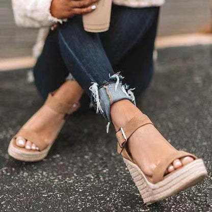 ZAREAL WEDGE SANDALS