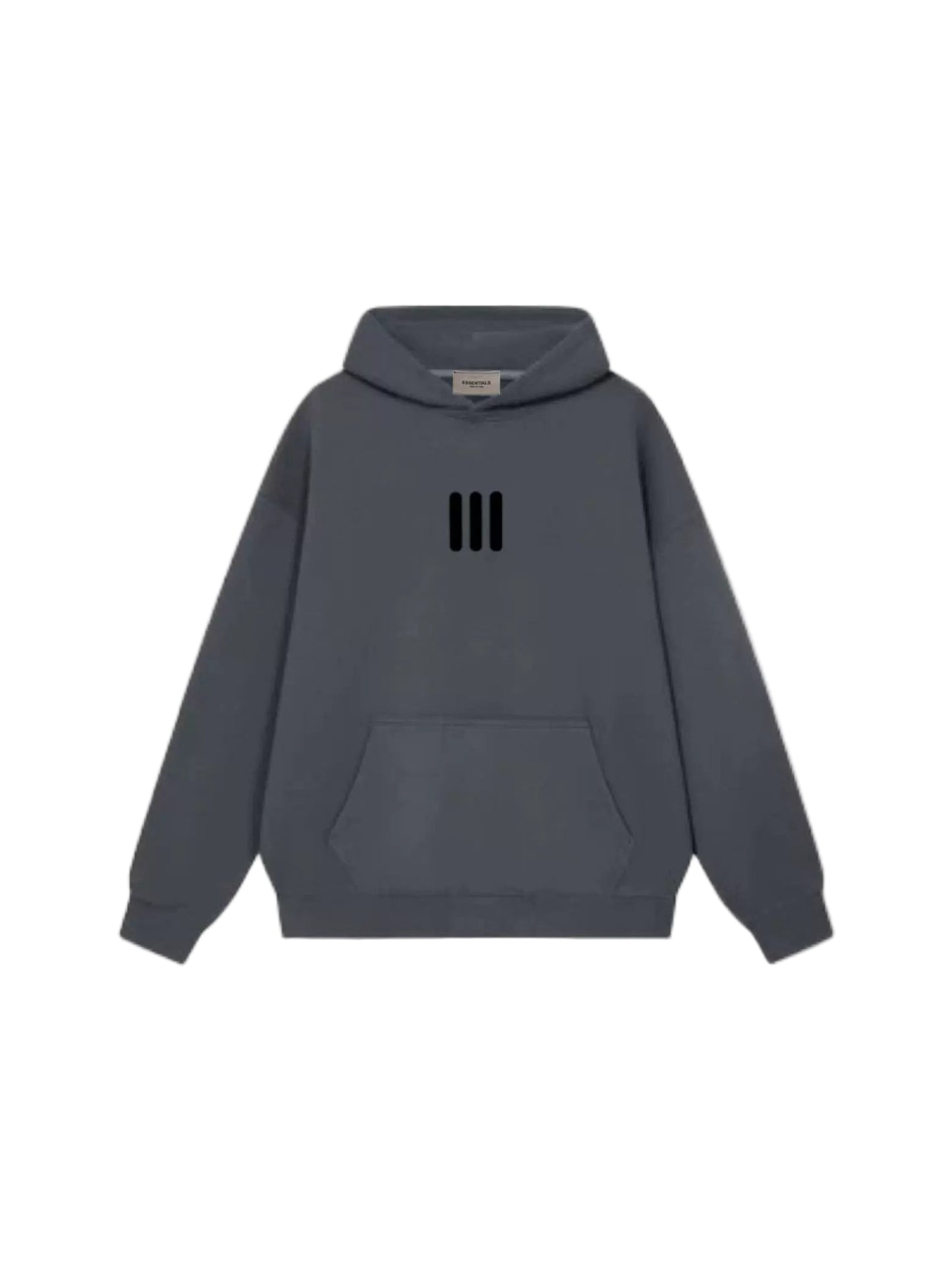 THREE -BAR HOODED SWEATSHIRT