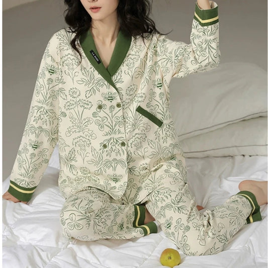 COTTON LOUNGEWEAR SET