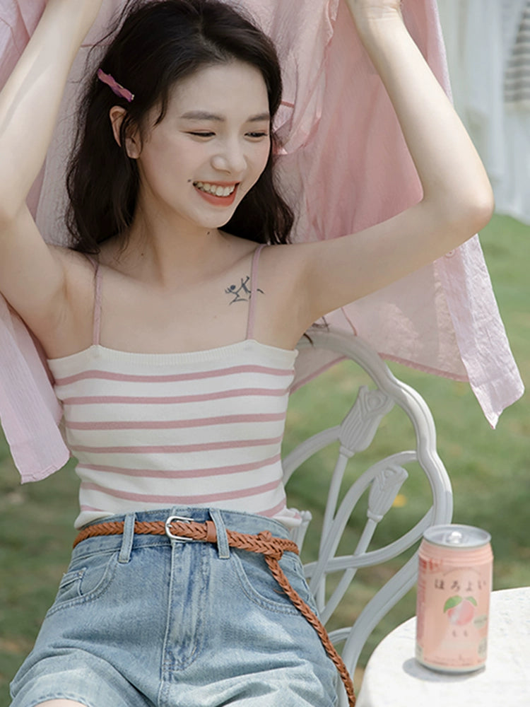 STRIPED CAMISOLES