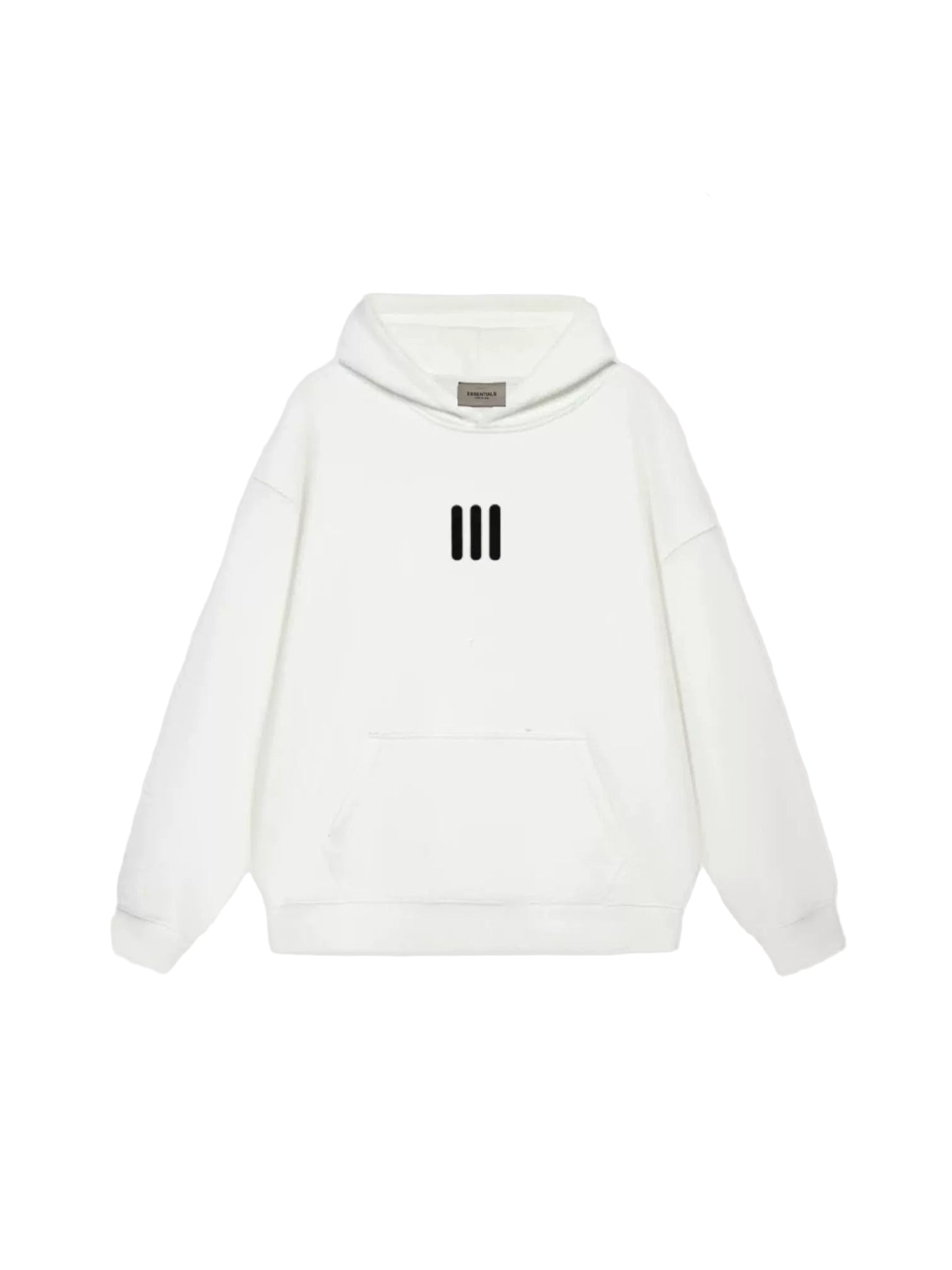 THREE -BAR HOODED SWEATSHIRT