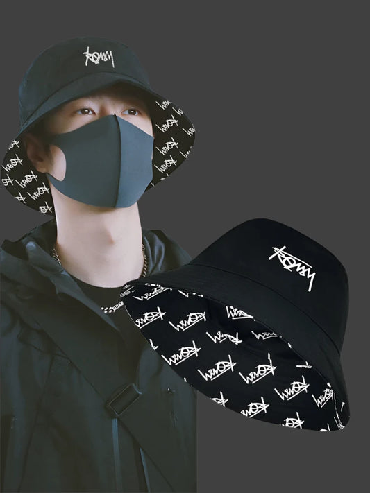 COTTON BLEND BUCKET HAT