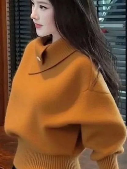 ZAREAL BALLOON SLEEVE KNIT